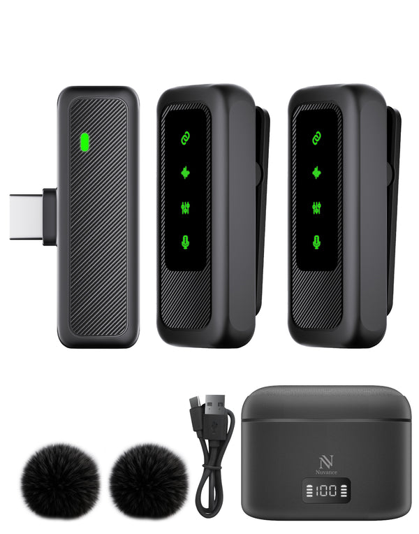 Draadloze Microfoon set Incl Laadcase