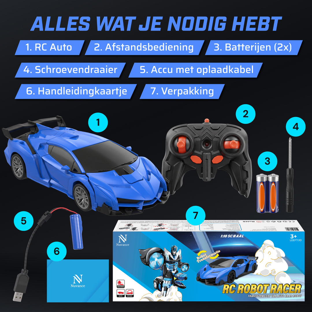 Bestuurbare Auto - Transformerende Robot