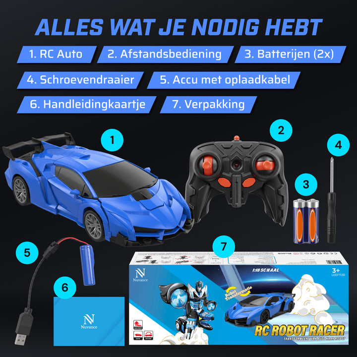 Bestuurbare Auto - Transformerende Robot