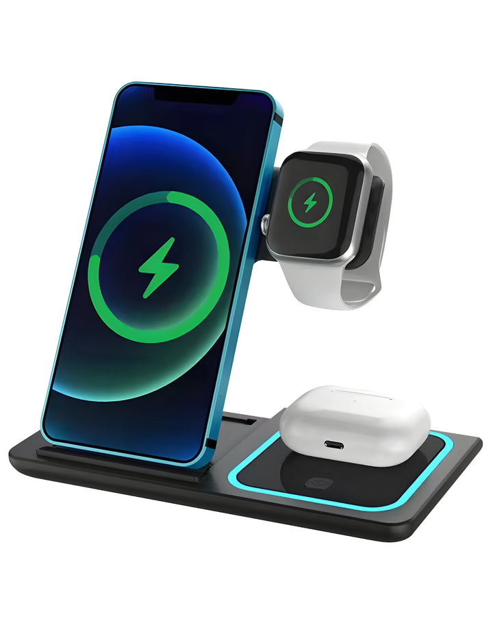 3-in-1 Draadloos Oplaadstation
