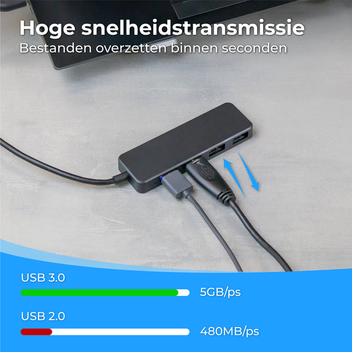 USB HUB 3.0 - 4 Poorten