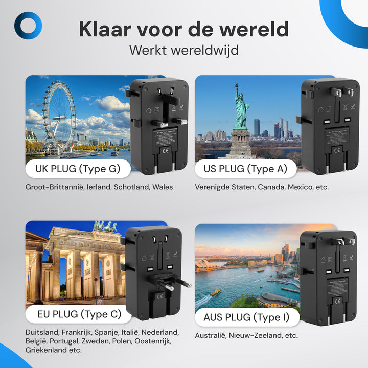 Wereldstekker  200+ landen