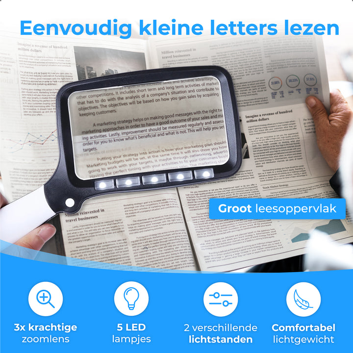 Vergrootglas met Verlichting