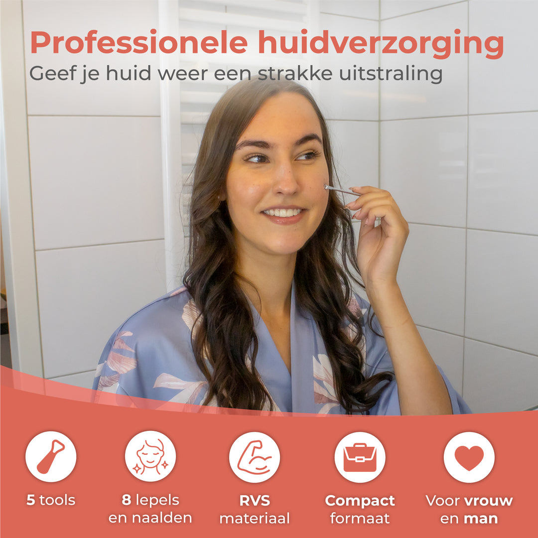 Blackhead Remover Set - Zilver