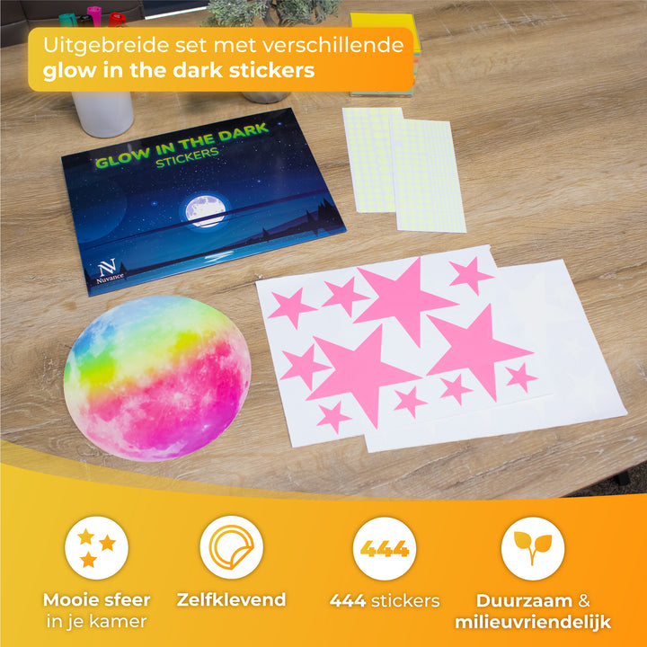 Glow in the Dark Sterren - 444 Stuks