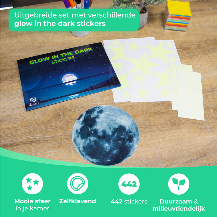 Glow in the Dark Sterren - 442 Stuks