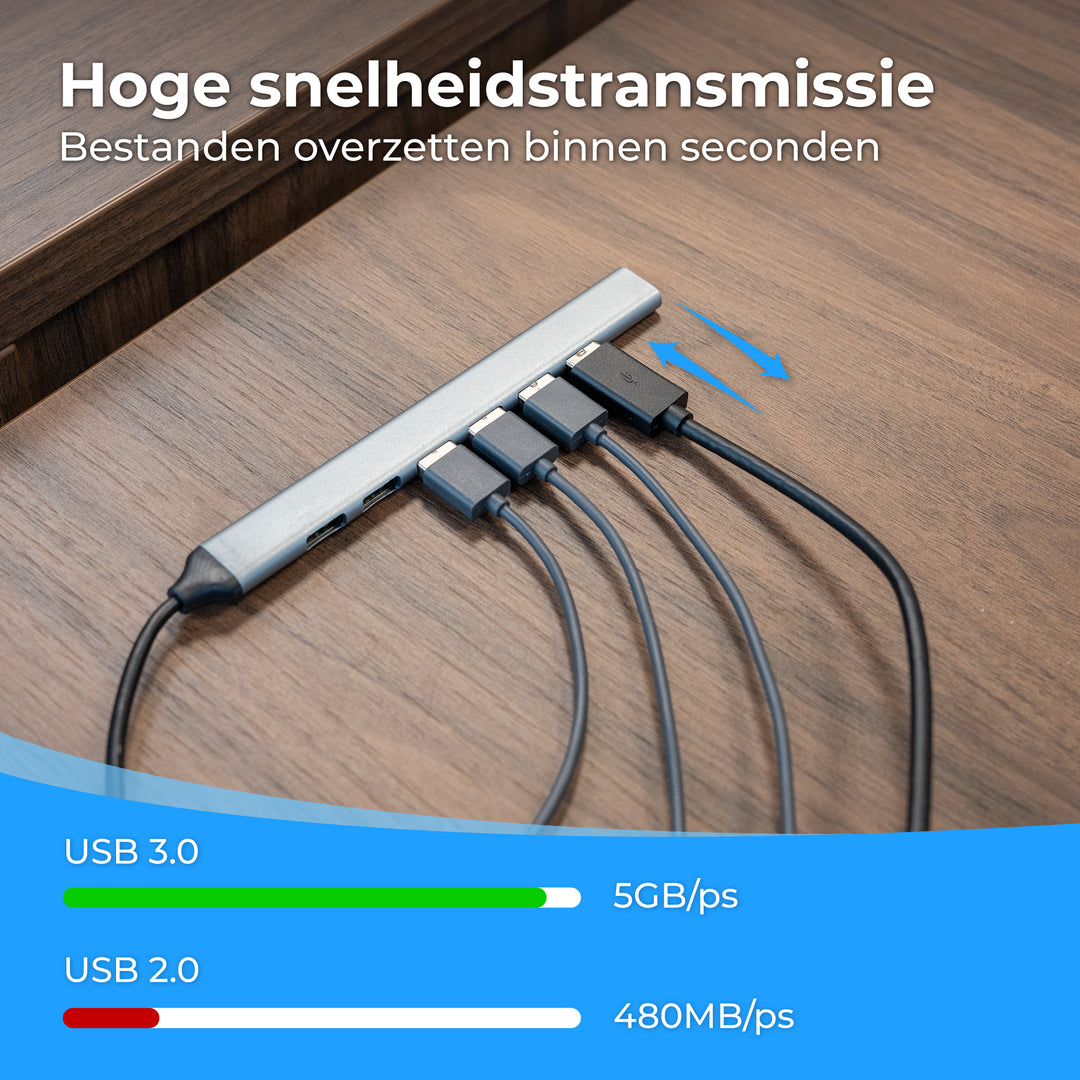USB HUB 3.0 - 4 Poorten