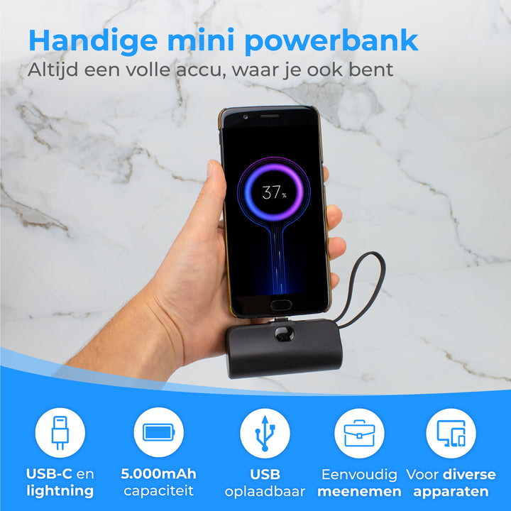 Mini Powerbank 5000 mAh