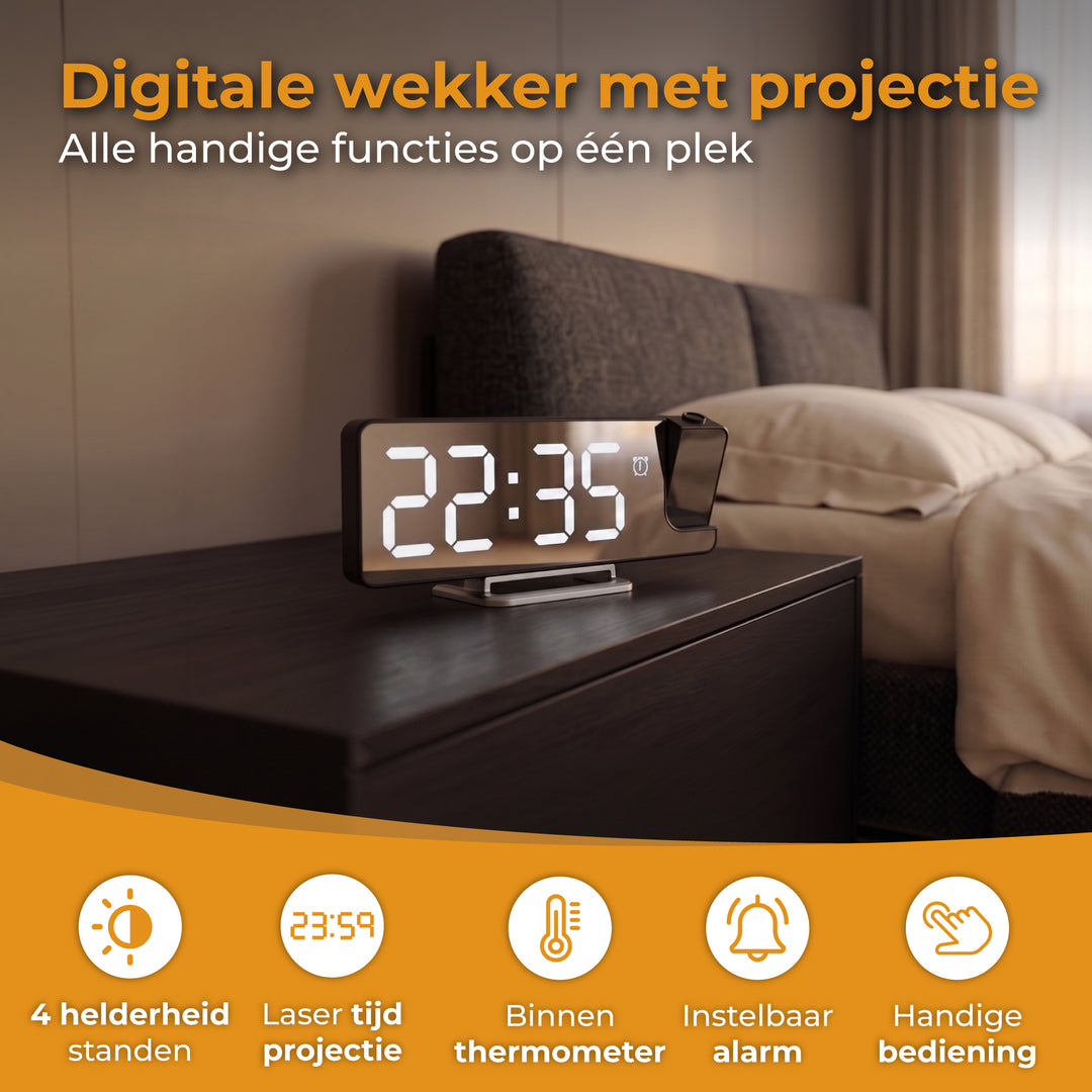 Digitale Wekker met Projectie