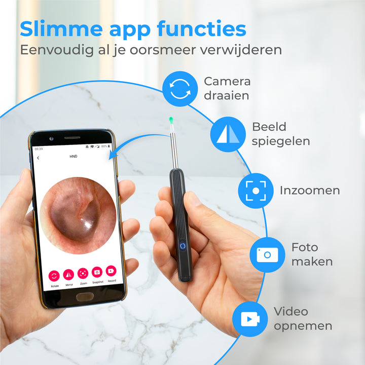 Oorsmeer Verwijderaar met Camera App
