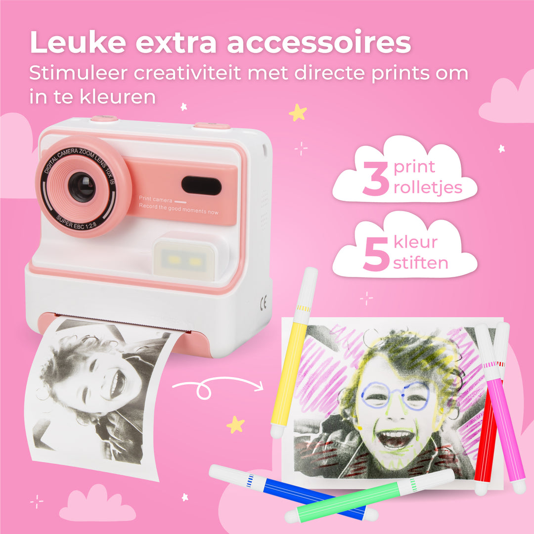 Kindercamera met Foto Print Functie