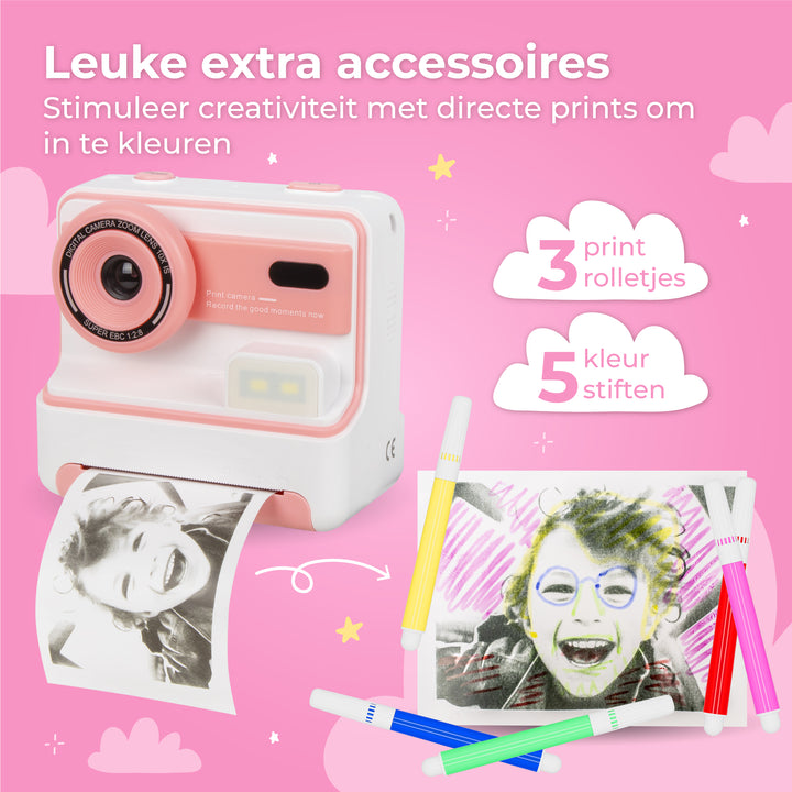 Kindercamera met Foto Print Functie