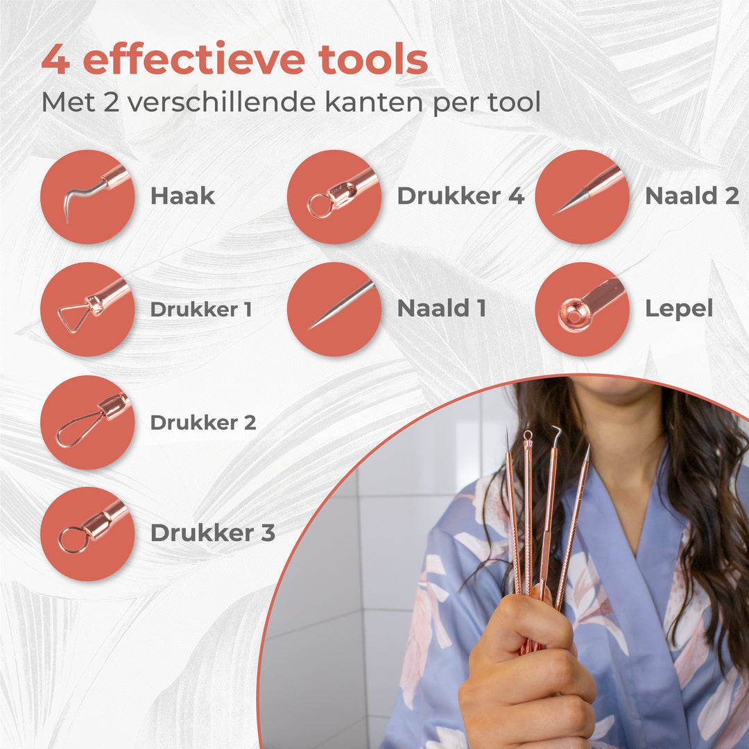 Blackhead Remover Set - Rose Goud