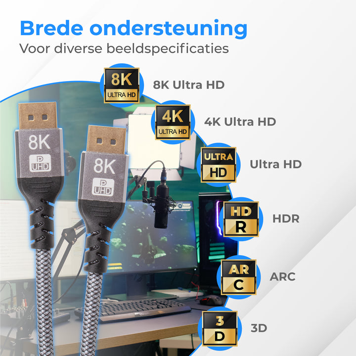 Displayport Kabel - 2 Meter