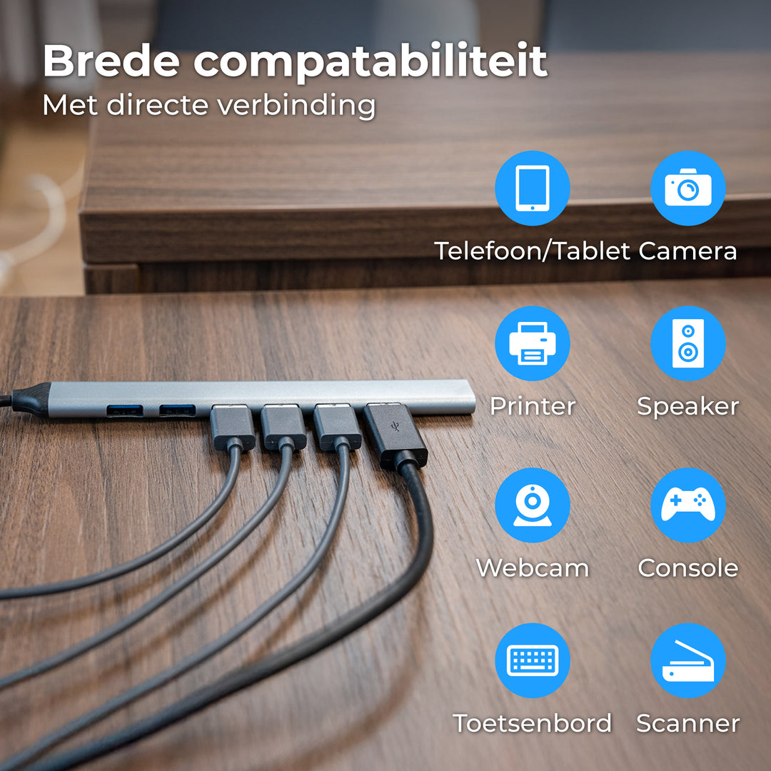 USB HUB 3.0 - 4 Poorten