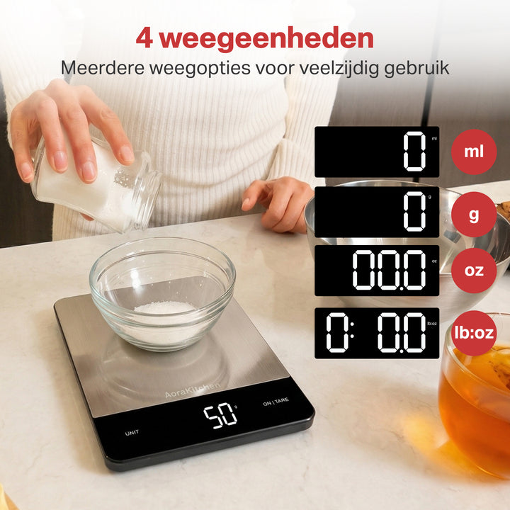 Keukenweegschaal Digitaal