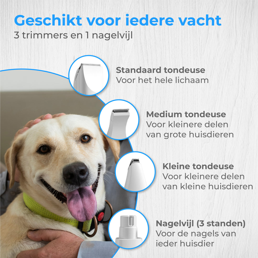 Hondentondeuse - 4 in 1
