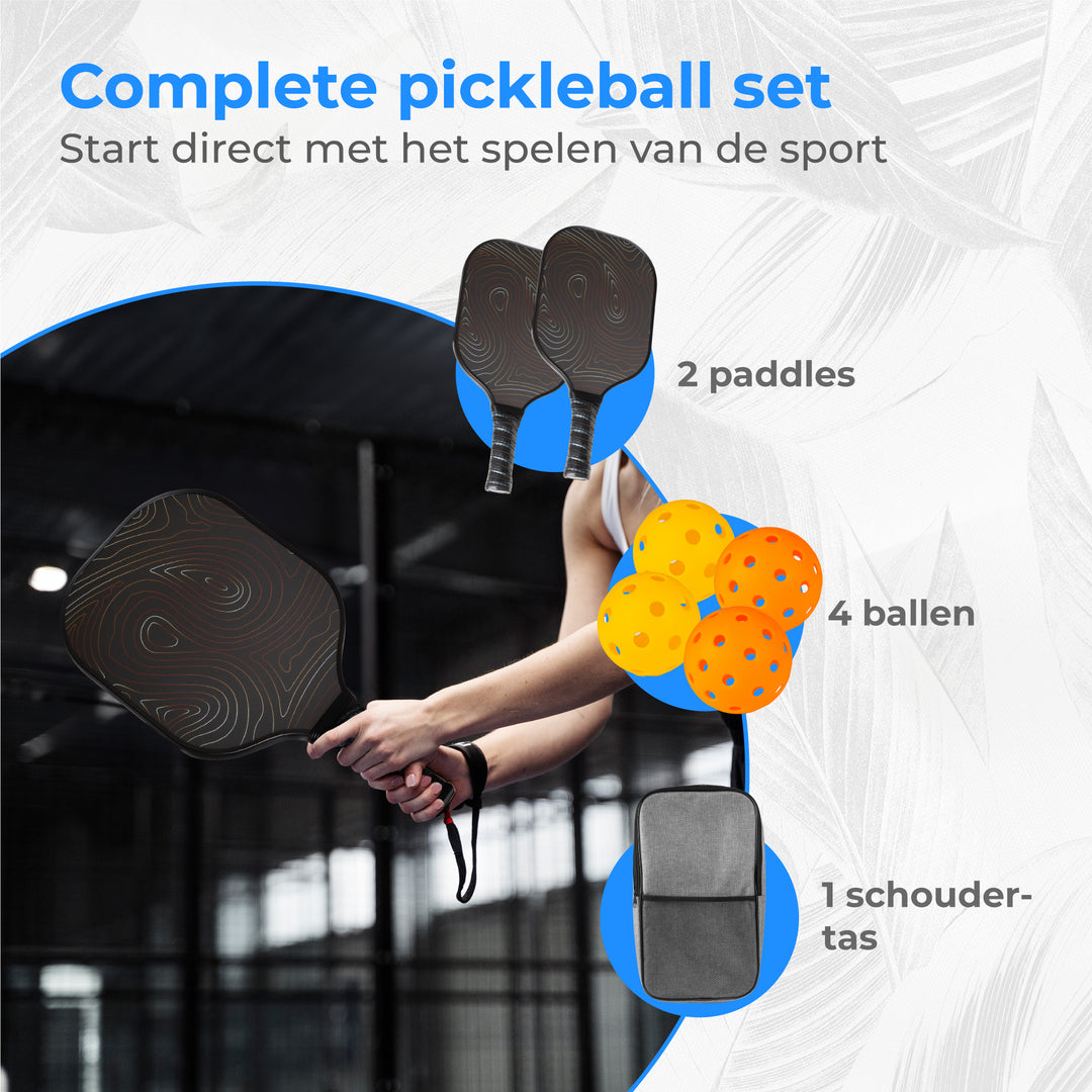 Pickleball Set - Glasvezel
