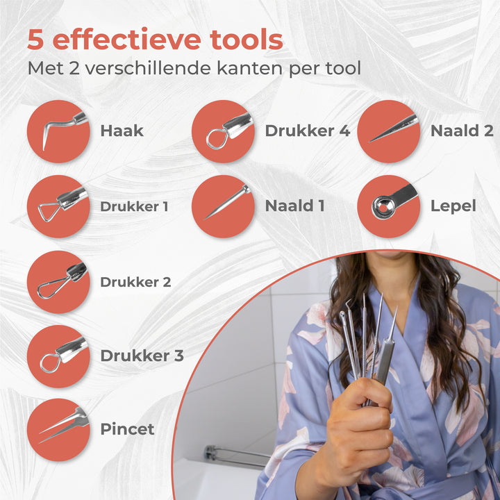 Blackhead Remover Set - Zilver