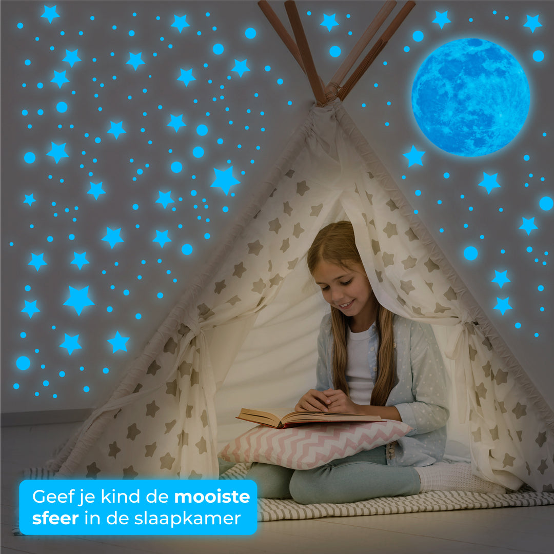 Glow In The Dark Sterren - 1049 Stuks