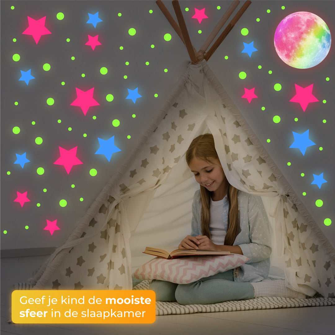 Glow in the Dark Sterren - 444 Stuks