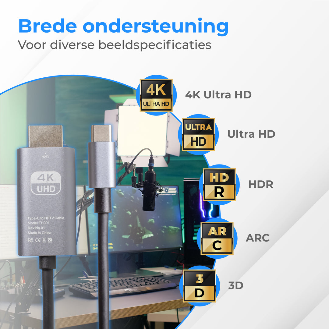USB C naar HDMI Kabel