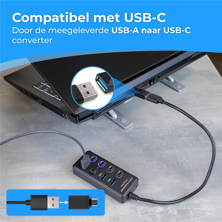 USB HUB 3.0 - 4 Poorten
