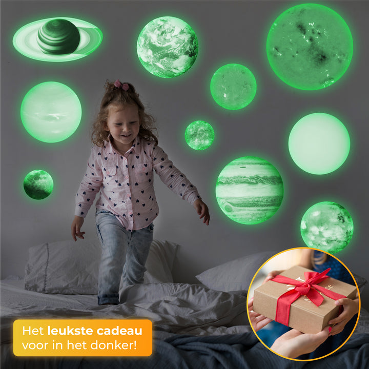 Glow In The Dark Planeten - 10 Stuks