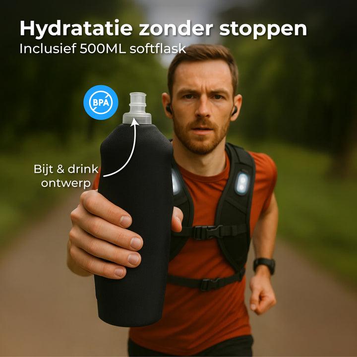 Hardloopvest met Verlichting