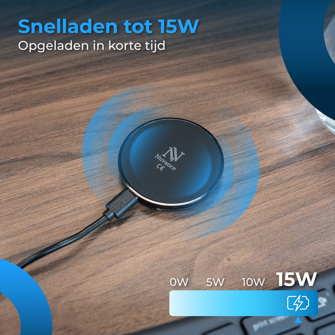 Draadloze Oplader 15W USB-A