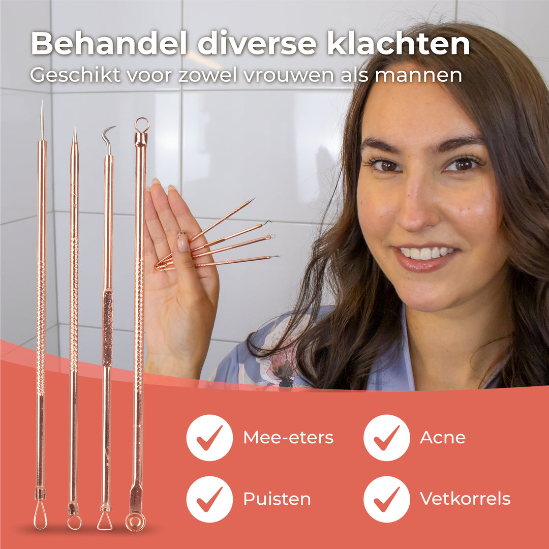 Blackhead Remover Set - Rose Goud
