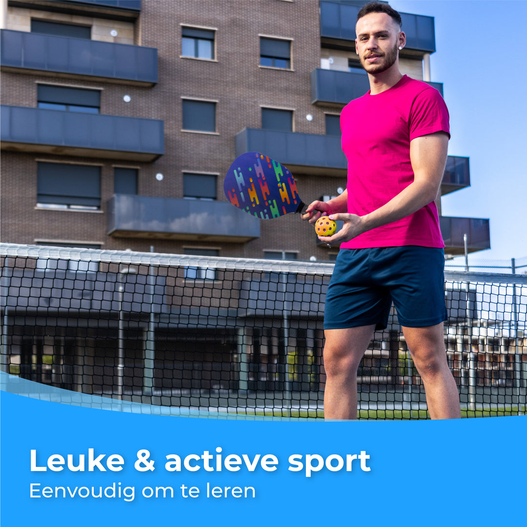 Pickleball Set - Populierenhout