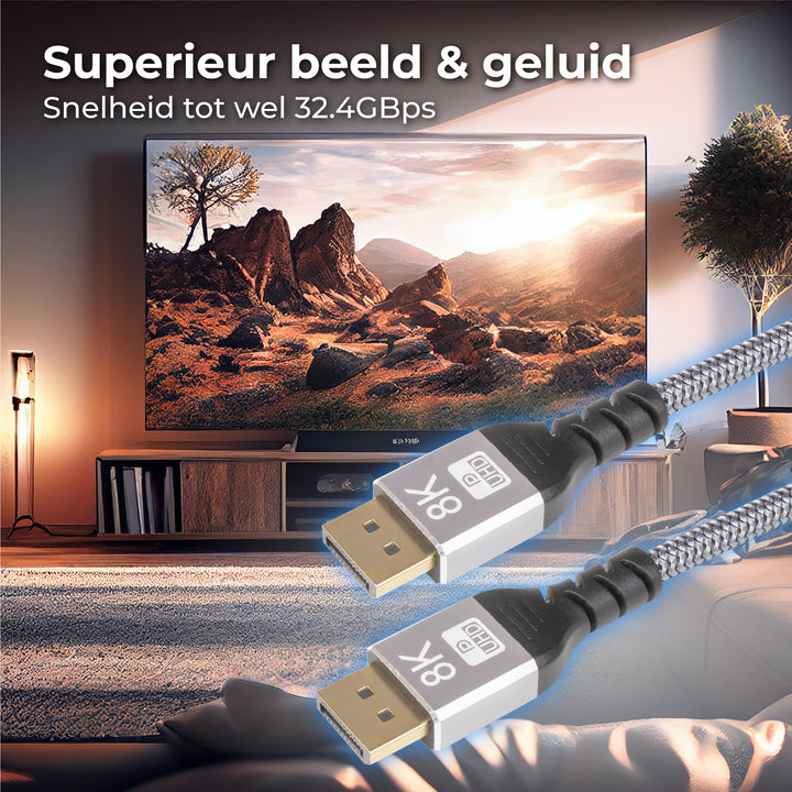 Displayport Kabel - 2 Meter