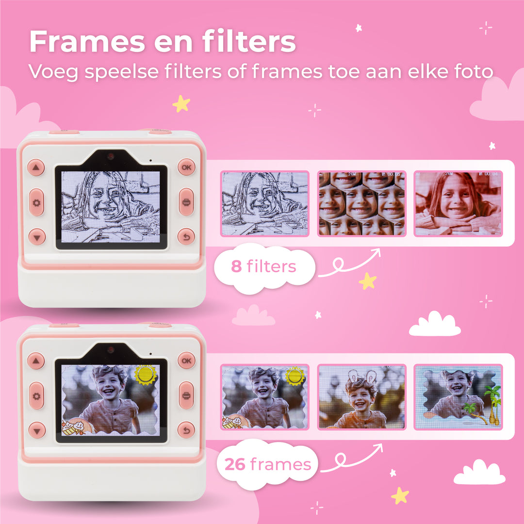 Kindercamera met Foto Print Functie