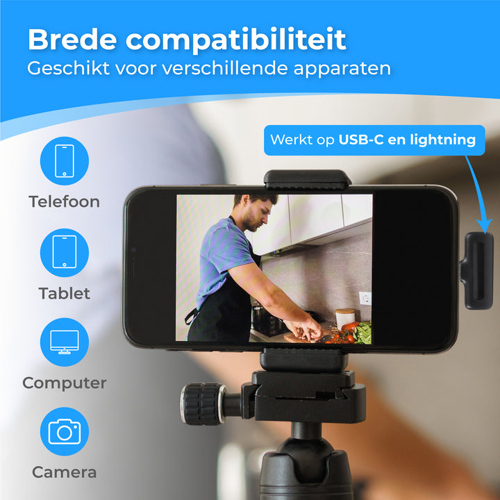 Draadloze Microfoon Set - met Oplaadcase