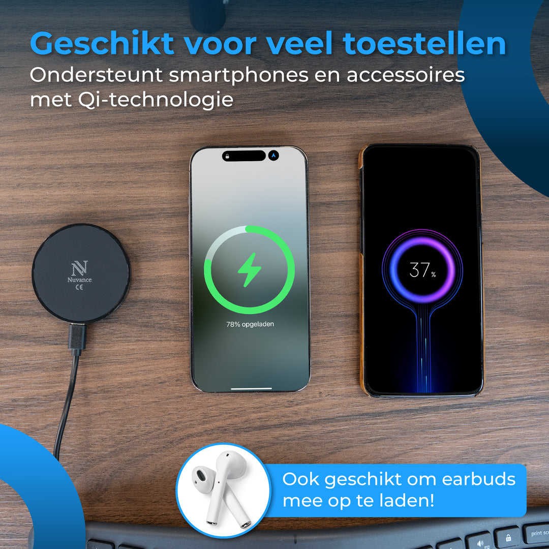 Draadloze Oplader 15W USB-A