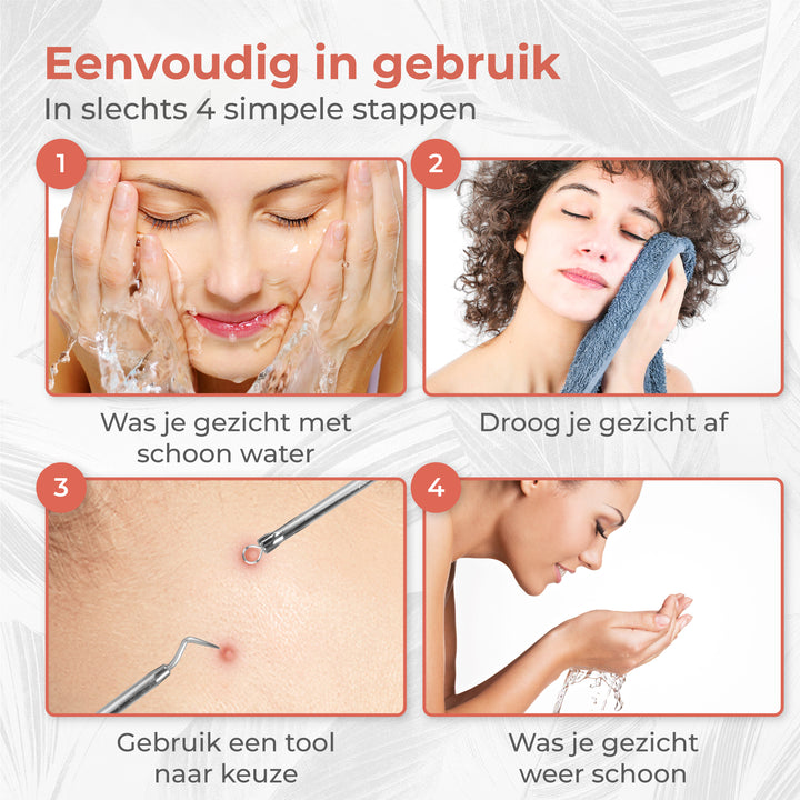 Blackhead Remover Set - Zilver