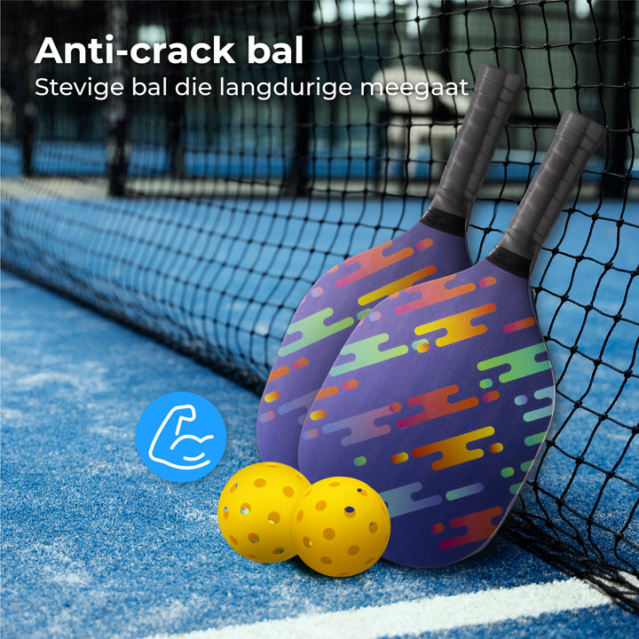Pickleball Set - Populierenhout