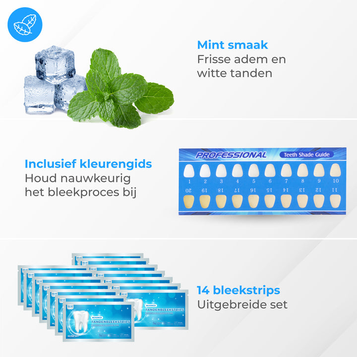 Teeth Whitening Strips - 14 Stuks