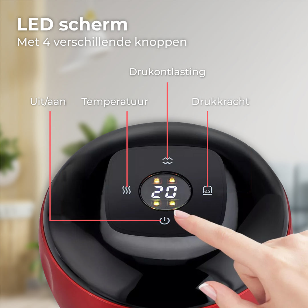 Elektrische Cupping Cup - Rood