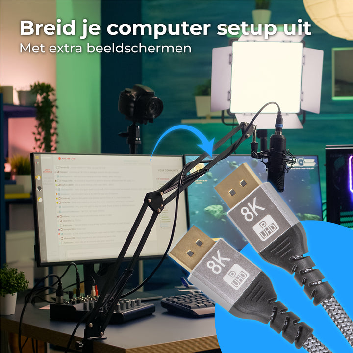 Displayport Kabel - 2 Meter