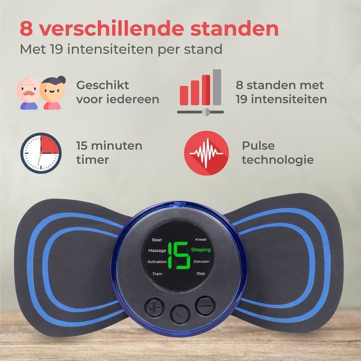 EMS Massage Apparaat - Met Bediening - 6 Matjes