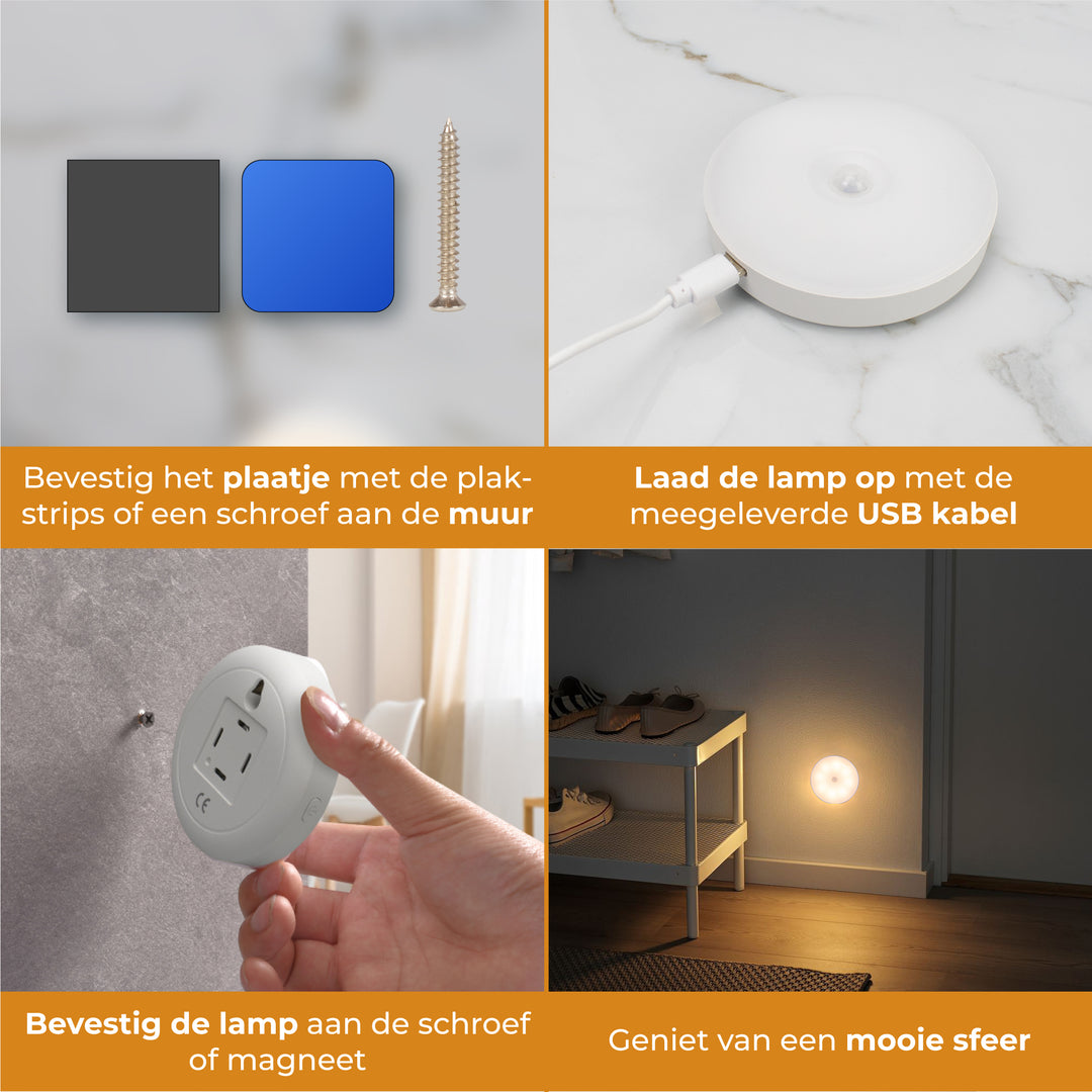 Draadloze Ledlamp - 2 Stuks