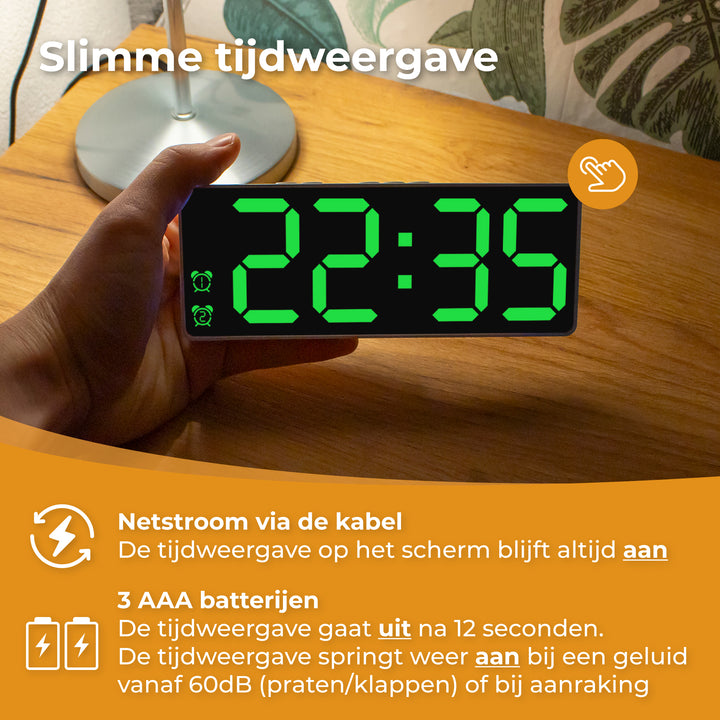 Digitale Wekker RGB Display