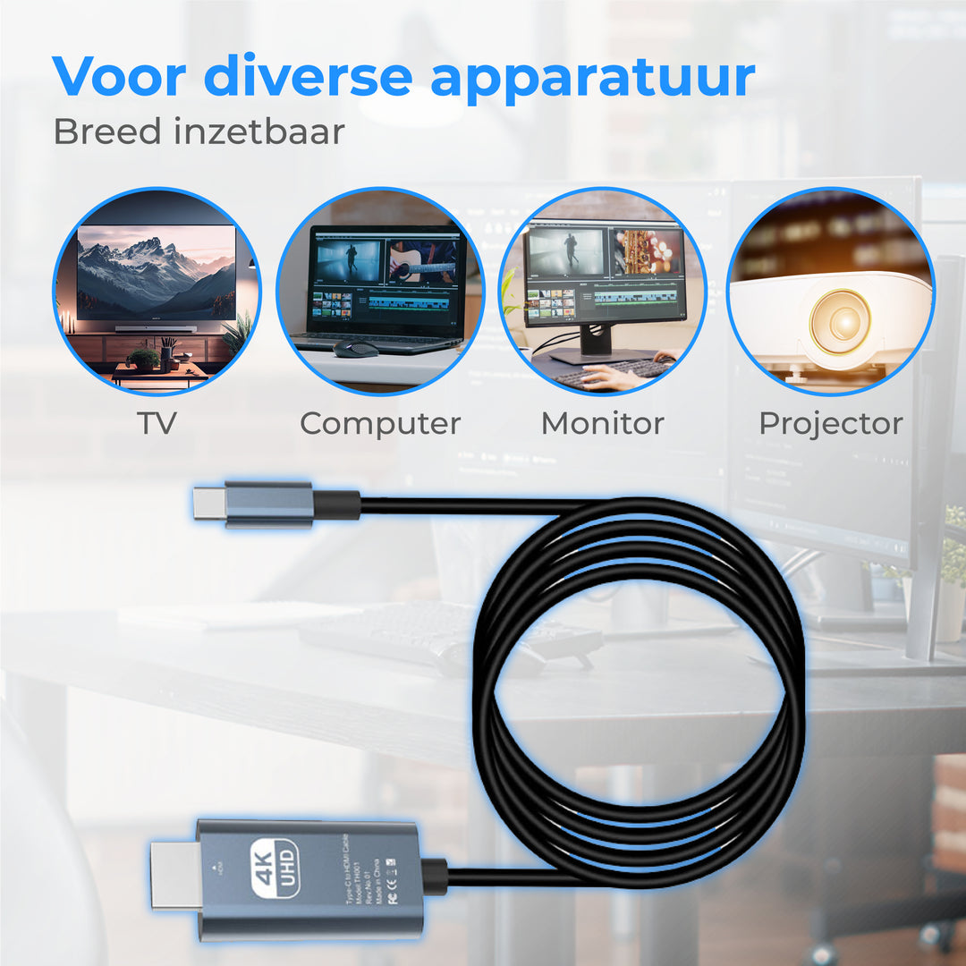 USB C naar HDMI Kabel