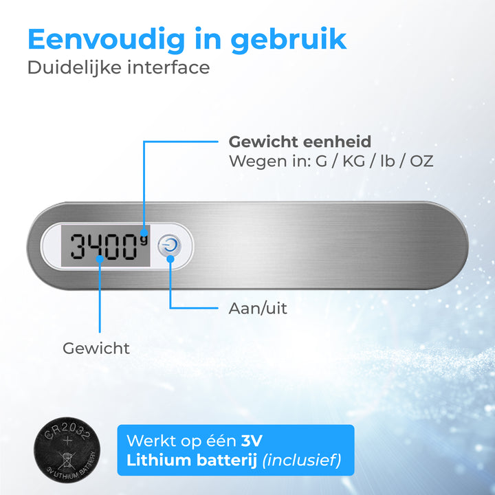 Kofferweegschaal - Digitaal