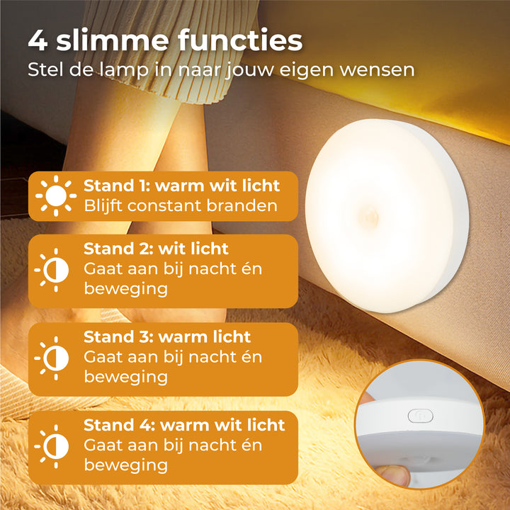 Draadloze Ledlamp - 2 Stuks