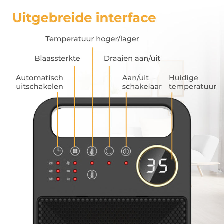 Elektrische Kachel - 2000 Watt