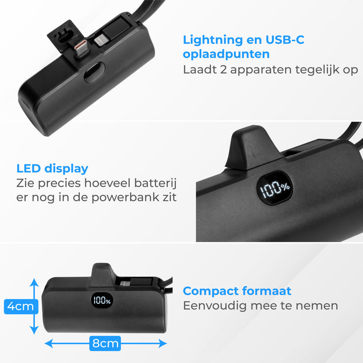 Mini Powerbank 5000 mAh