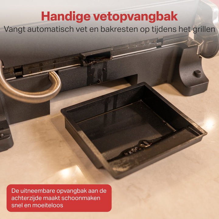 Contactgrill met 6 Uitneembare Platen
